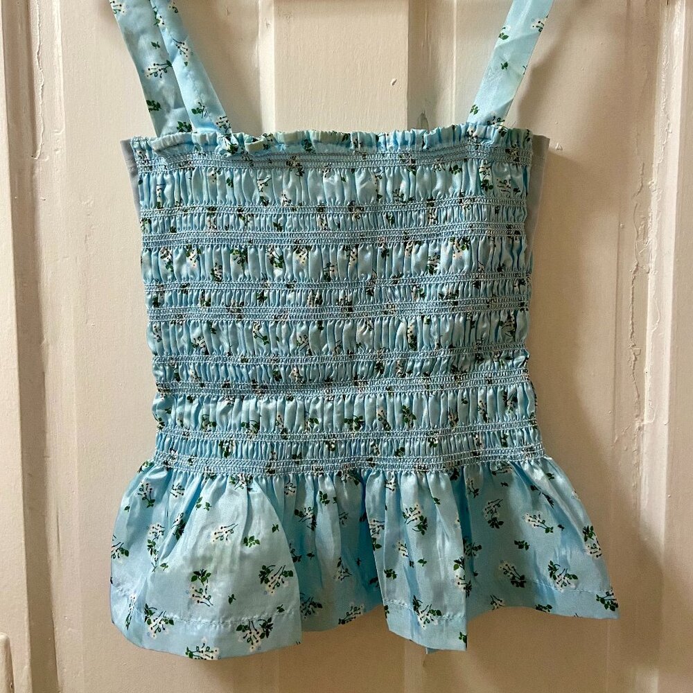 Creatures of Comfort peplum cropped top